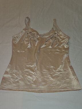 Ruby Ribbon Shimmery Nude Beige Camisole